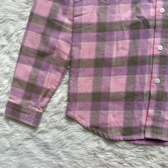 Spell & The Gypsy Top Maverick Flannel Button Down Shirt Lilac XXS NWT New - Picture 7 of 12